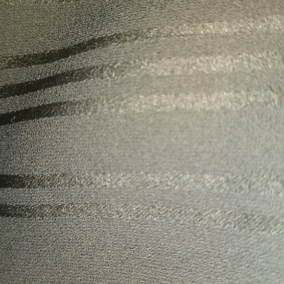 Vintage Black Stripes See Through Dress - Picture 11 of 11